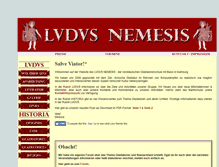 Tablet Screenshot of ludus-nemesis.eu